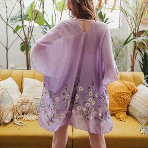 Floral Cover Up Lavender